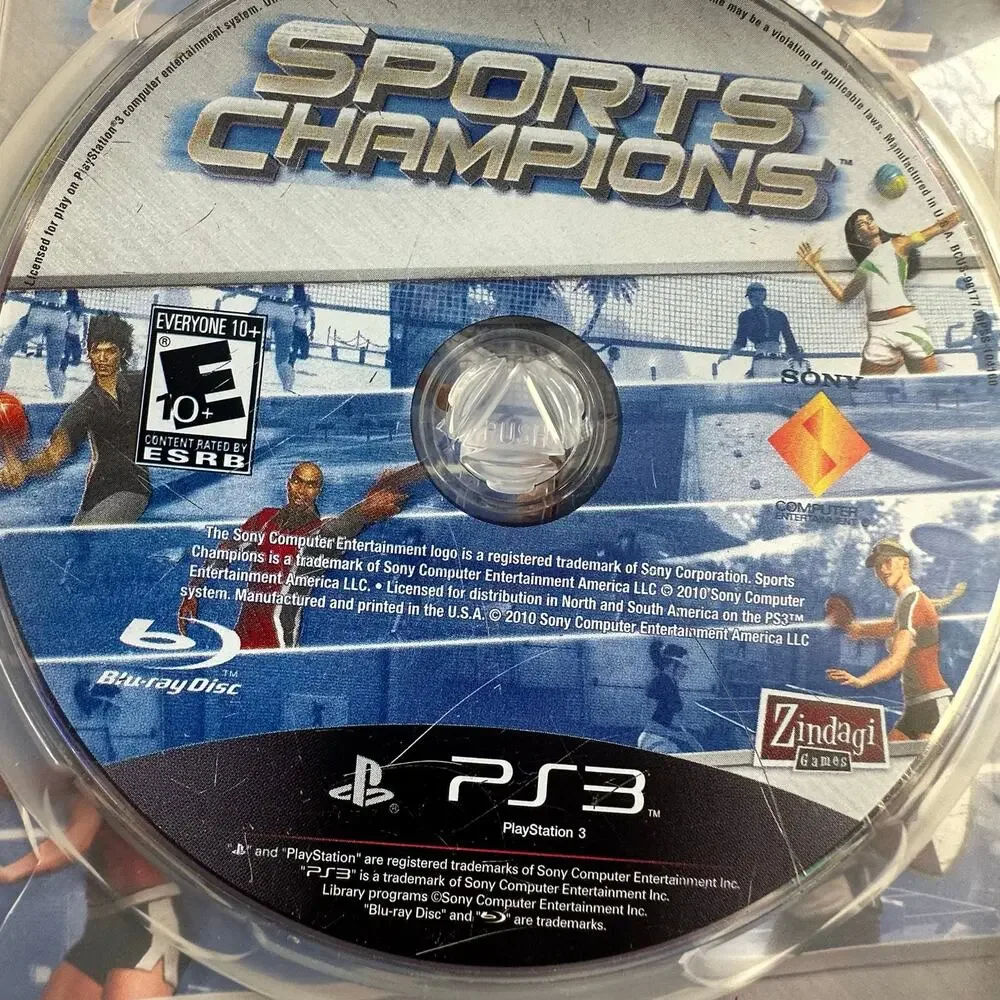 PS3 PlayStation 3 Sports Champions Video Game Case Included